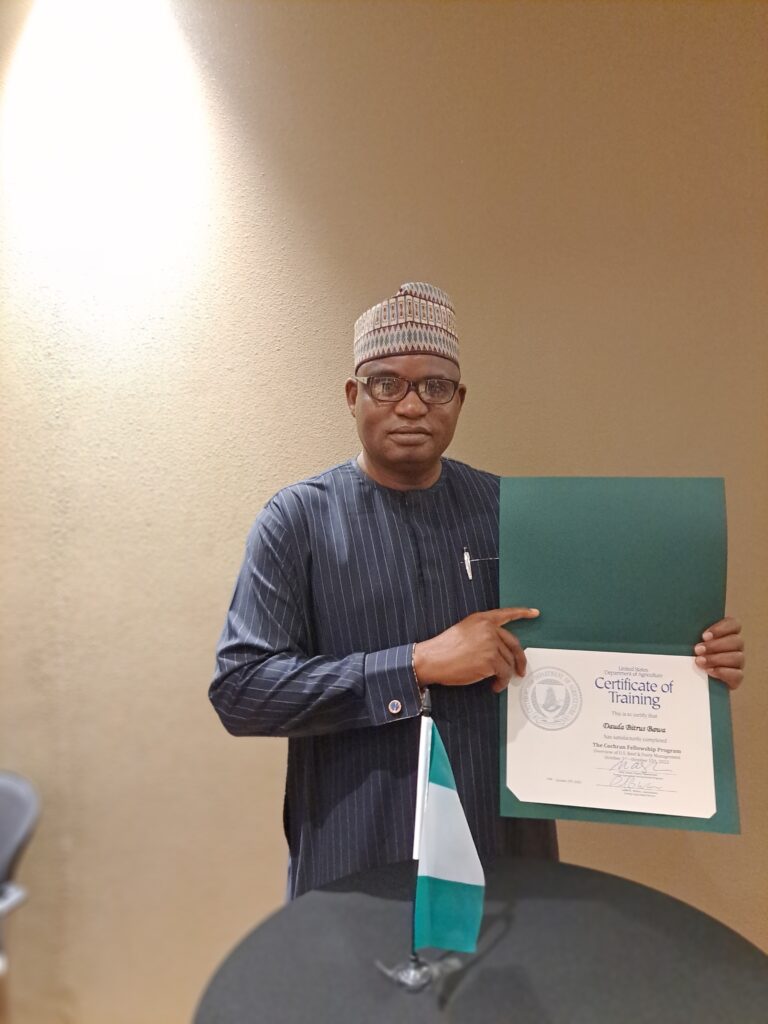 DAJRHAS Director Completes USDA-FAS Cochran Fellowship Programme in the United States